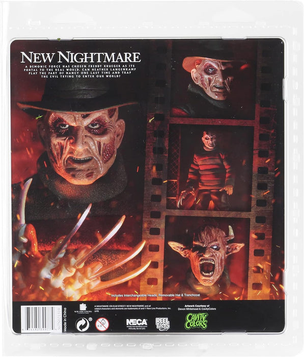 NECA Figura de Accion Vestida: Pesadilla En La Calle Elm - New Nightmare Freddy 8 Pulgadas