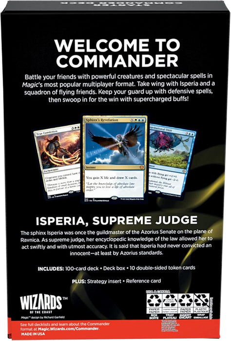 Magic The Gathering: Starter Commander Deck 1 - First Flight (White-Blue) En Ingles