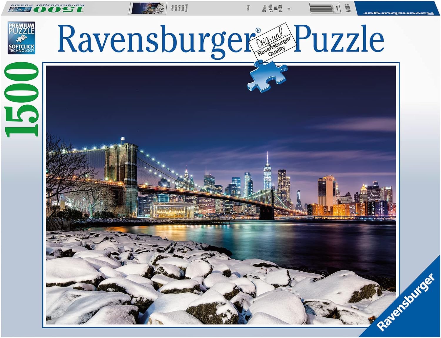 Ravensburger Rompecabezas Adultos: Invierno en Nueva York 1500 piezas