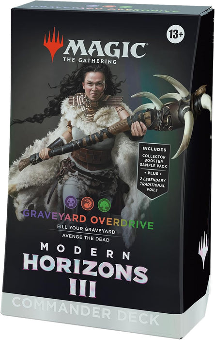 Magic The Gathering: Modern Horizons 3 - Commander Deck 1 Graveyard Overdrive (Black/Red/Green) En Ingles