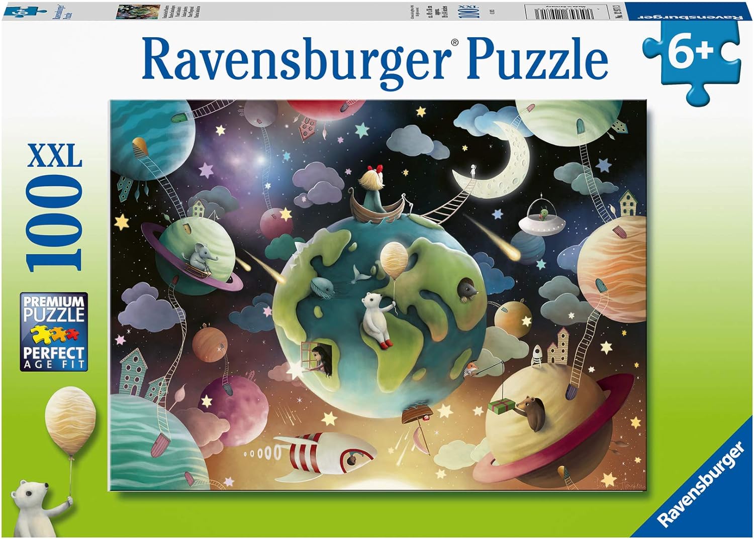 Ravensburger Rompecabezas: Planetas Kids XXL 2 100 piezas