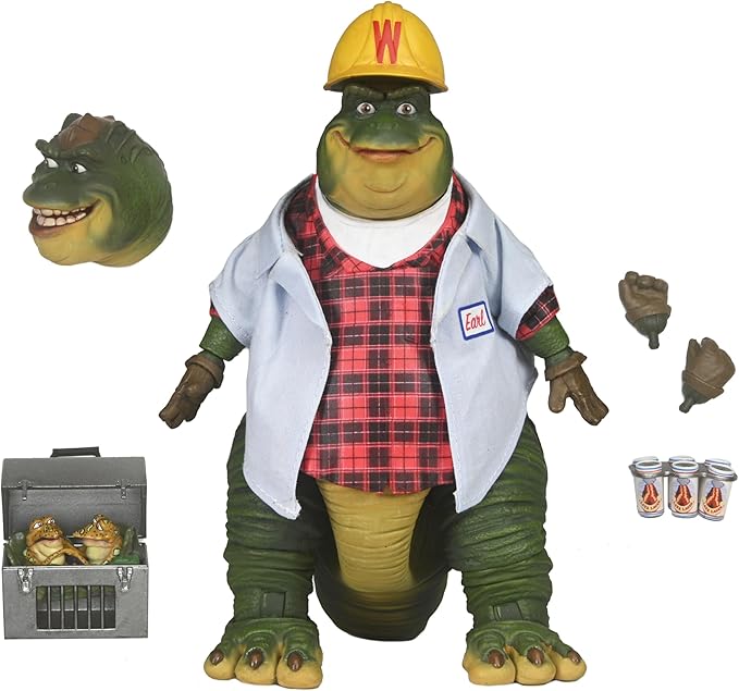NECA Figura de Accion Ultimate: Dinosaurs - Earl Sinclair WESAYSO 7 Pulgadas