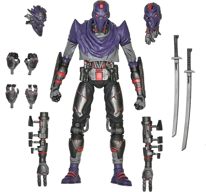 NECA Figura de Accion Ultimate: TMNT Tortugas Ninja The Last Ronin - Foot Bot 7 Pulgadas