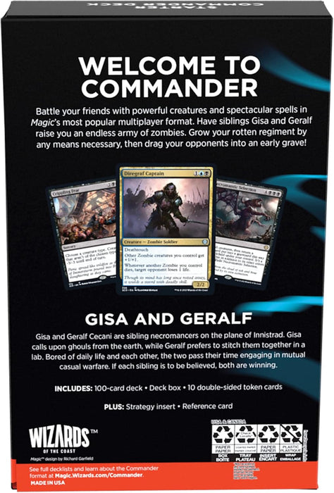 Magic The Gathering: Starter Commander Deck 2 - Grave Danger (Blue-Black) En Ingles