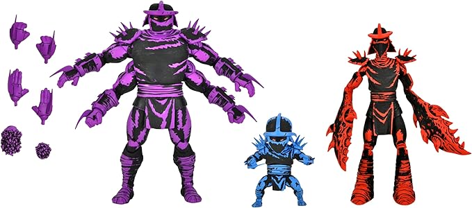 NECA Figura de Accion: TMNT Tortugas Ninja Mirage Comics - Shredder Clones Box Set 7 Pulgadas