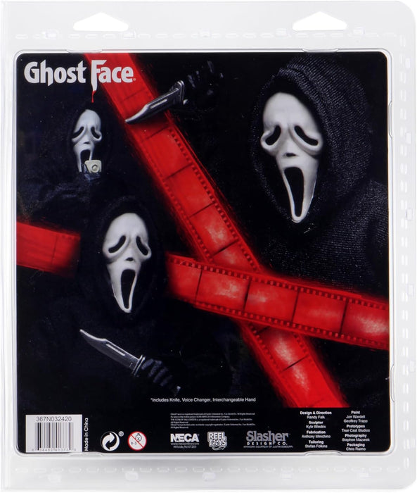NECA Figura de Accion Vestida: Scream - Cara Fantasma Ghostface 8 Pulgadas