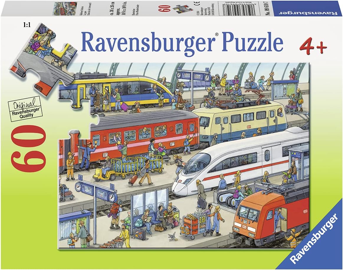 Ravensburger Rompecabezas: Estacion de Ferrocarril 60 piezas