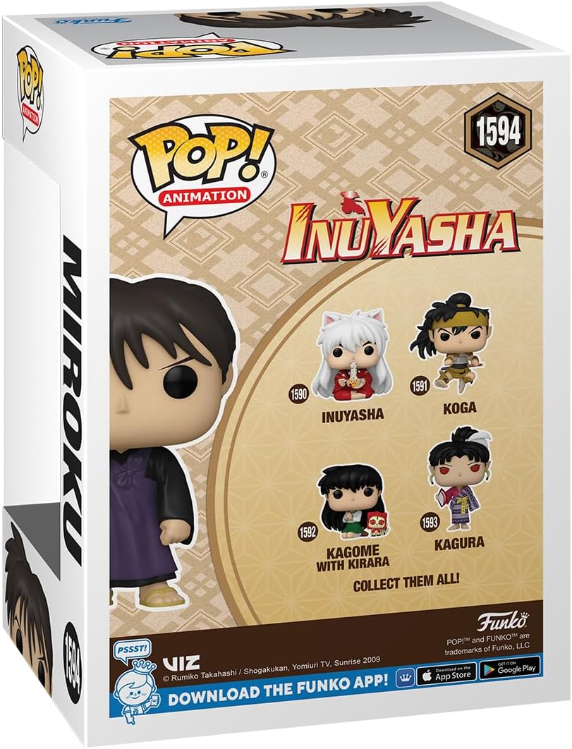 Funko Pop Animation: Inuyasha - Miroku Exclusivo