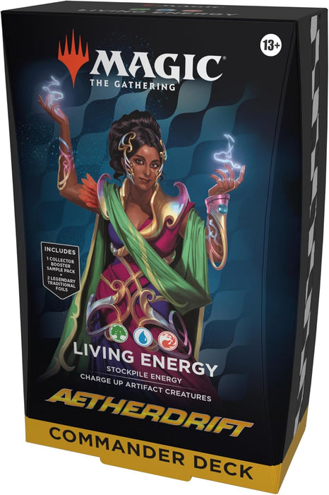 Magic The Gathering: Aetherdrift - Commander Living Energy SD1 En Ingles