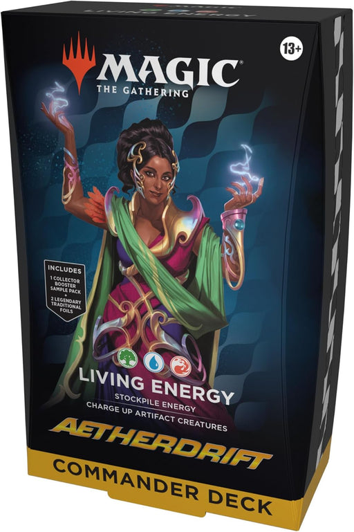 Magic The Gathering: Aetherdrift - Commander Living Energy SD1 En Ingles