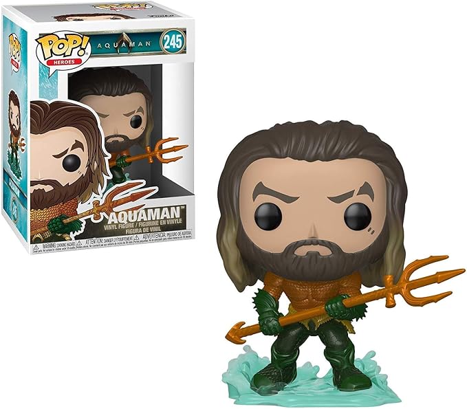 Funko Pop Heroes: DC Aquaman - Arthur Curry traje de Heroe