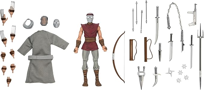 NECA Figura de Accion: TMNT Tortugas Ninja Mirage Comics - Foot Ninja Classic Colors 7 Pulgadas
