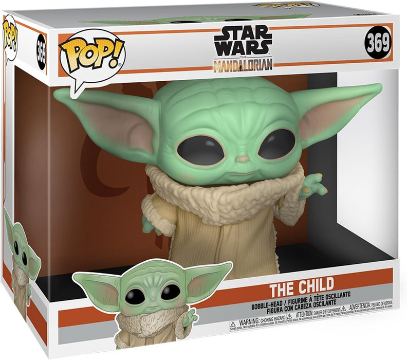 Funko Pop Jumbo: Star Wars The Mandalorian - Grogu 10 Pulgadas