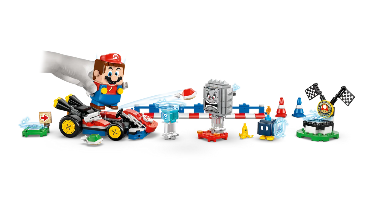 LEGO Super Mario Mario Kart - Mario interactivo y Kart estandar 72043
