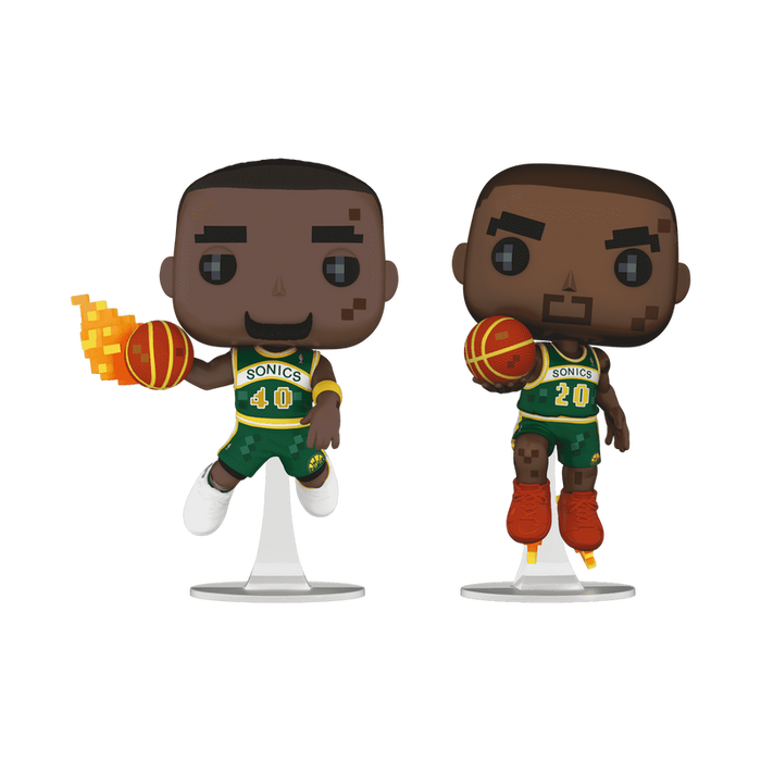 Funko Pop 8Bit: NBA JAM - Seattle Sonics 2 Pack