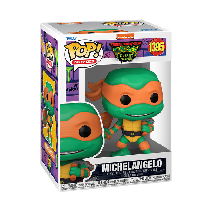 Funko Pop Movies: TMNT Tortugas Ninja Mutant Mayhem - Miguel Angel