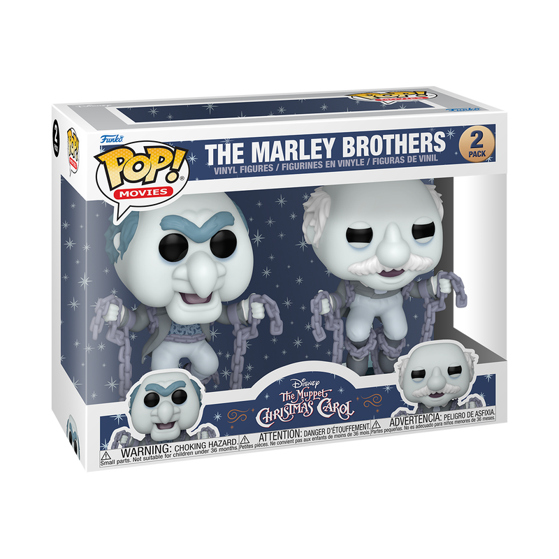 Funko Pop Disney: The Muppet Christmas Carol - Marley Brothers 2 Pack