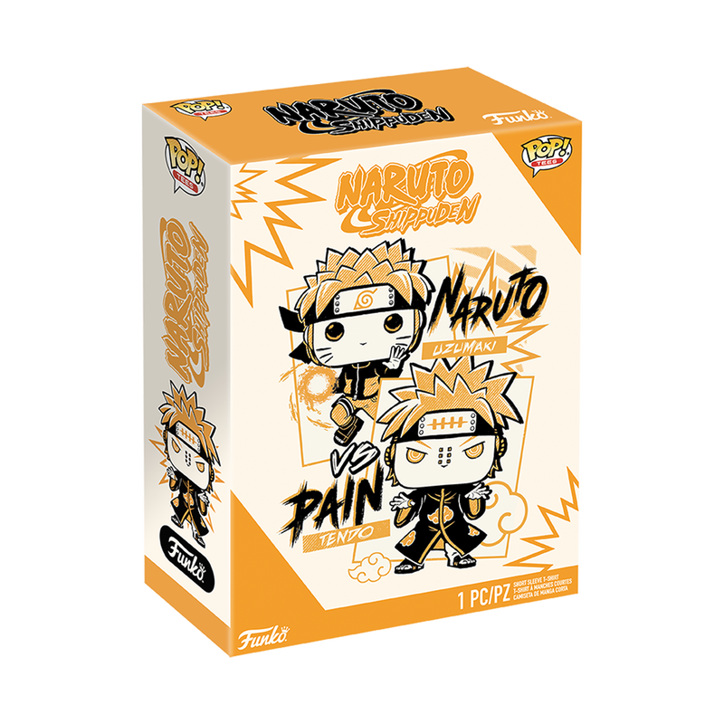 Funko Boxed Tee: Naruto Shippuden - Naruto VS Pain Playera Mediana