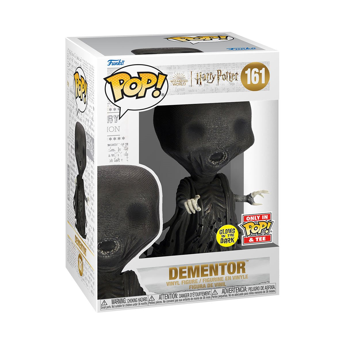 Funko Pop & Tee: Harry Potter - Playera 2XL Con Dementor Glow