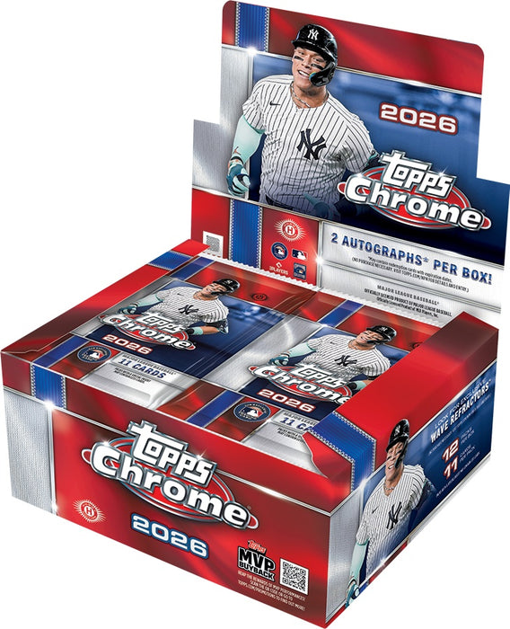 Topps: MLB 2026 Chrome Baseball - Jumbo Box