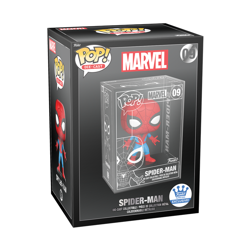 Funko Pop Diecast: Marvel - SpiderMan Exclusivo Funko Shop