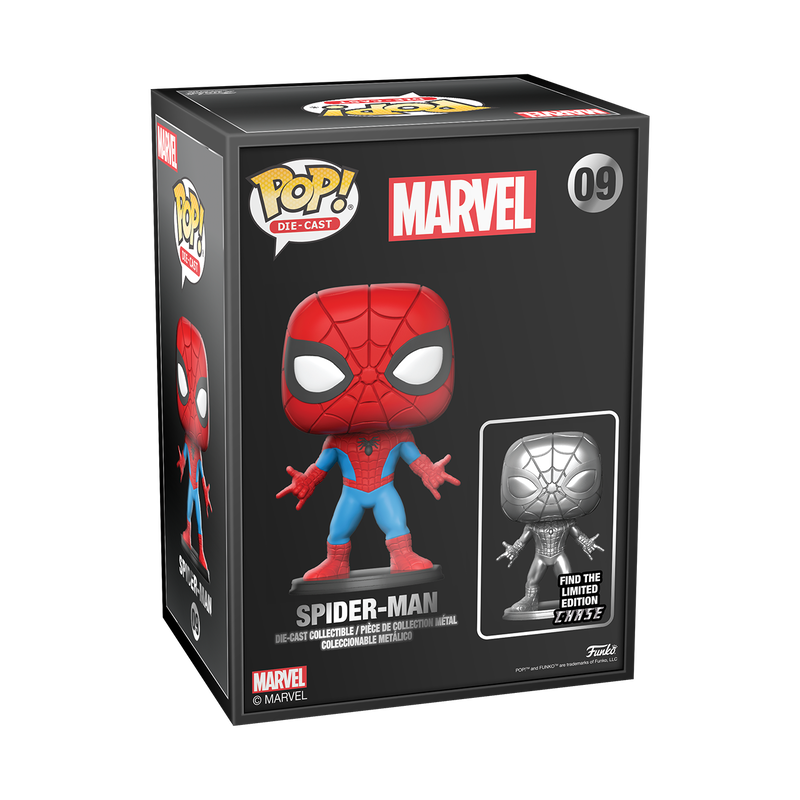 Funko Pop Diecast: Marvel - SpiderMan Exclusivo Funko Shop