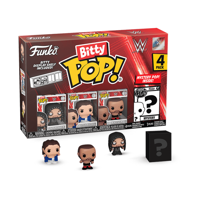 Funko Bitty Pop: WWE - Undertaker 4 Pack