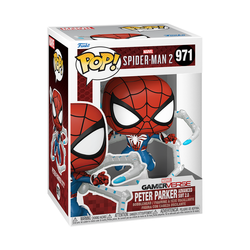 Funko Pop Games: SpiderMan 2 - Peter Parker Traje Avanzado 2.0