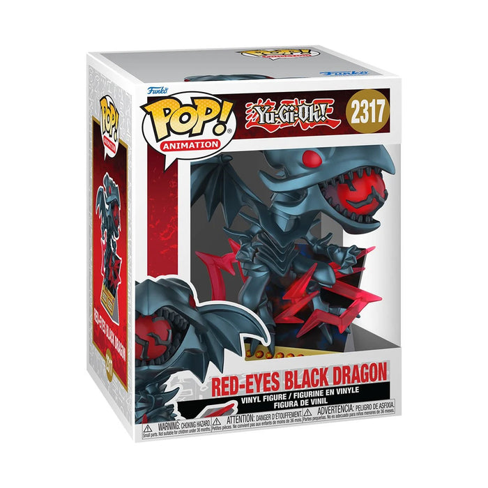 Funko Pop Premium: Yu Gi Oh - Dragon Negro de Ojos Rojos carta