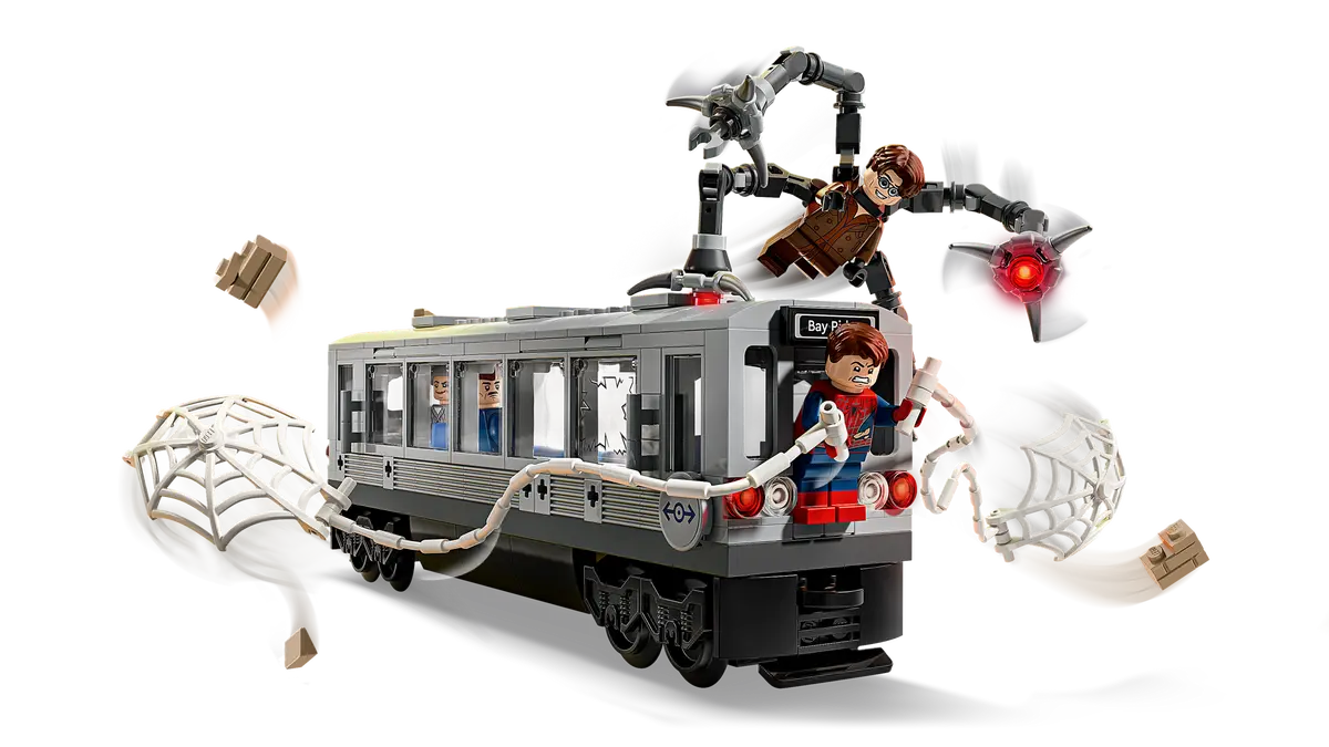 LEGO Super Heroes Marvel Spider-Man vs Doc Ock: Escena del Tren Subterráneo 76321