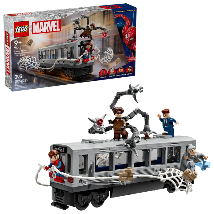 LEGO Super Heroes Marvel Spider-Man vs Doc Ock: Escena del Tren Subterráneo 76321