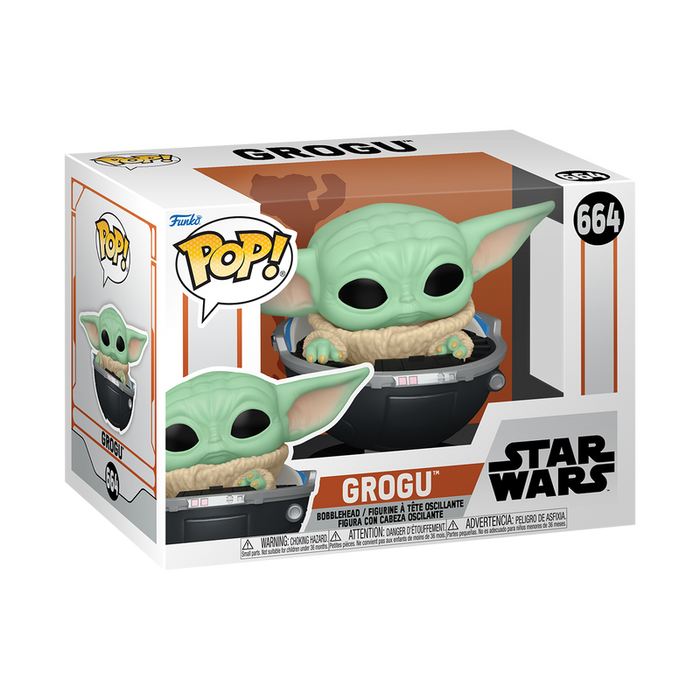 Funko Pop Star Wars: The Mandalorian - Grogu en Cochecito Flotante