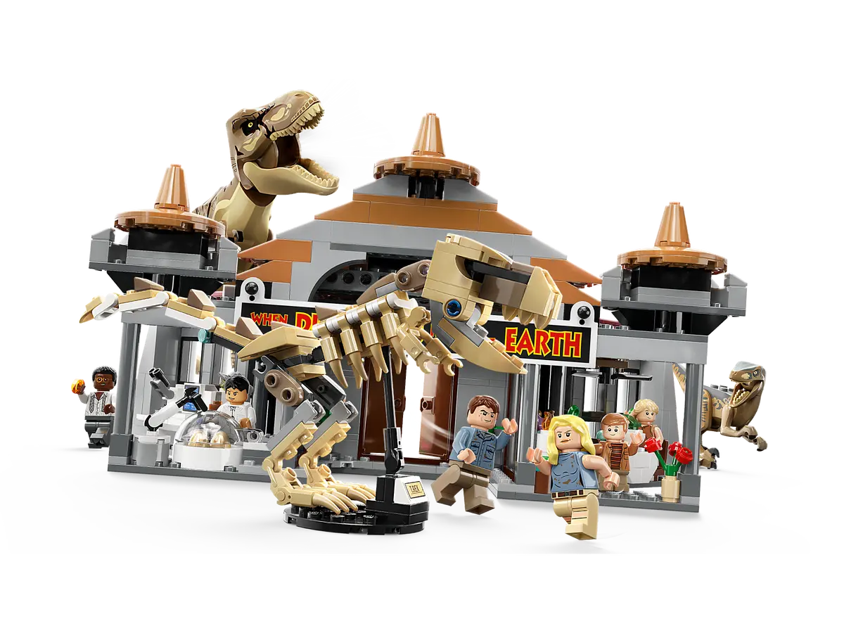 LEGO Jurassic World Centro Visitantes T Rex y Ataque Del Raptor