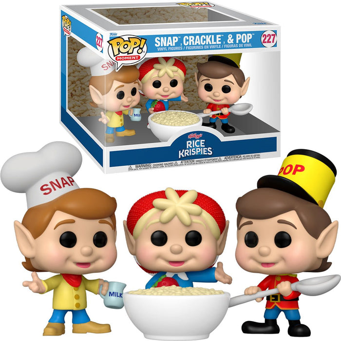 Funko Pop Moment: Kelloggs Rice Krispies - Snap, Crackle y Pop