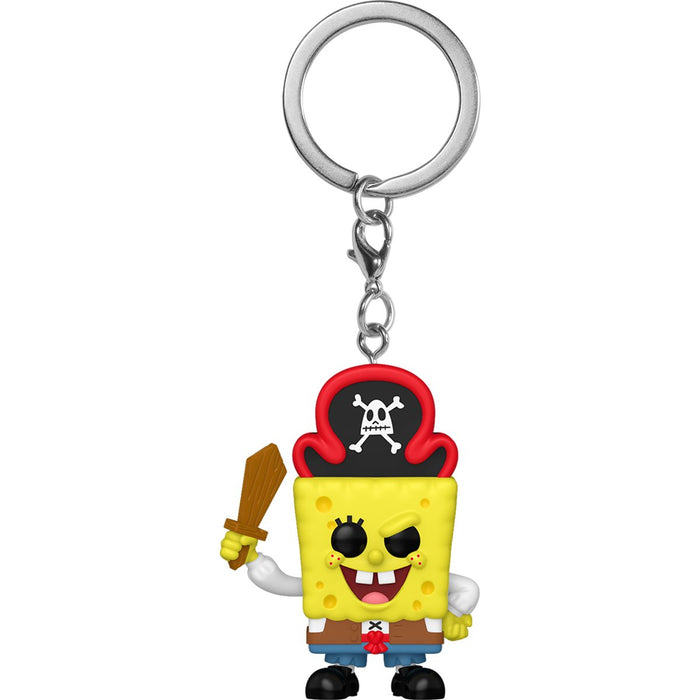 Funko Pop Keychain: Bob Esponja En busca de los pantalones cuadrados - Bob Esponja Pirata Llavero