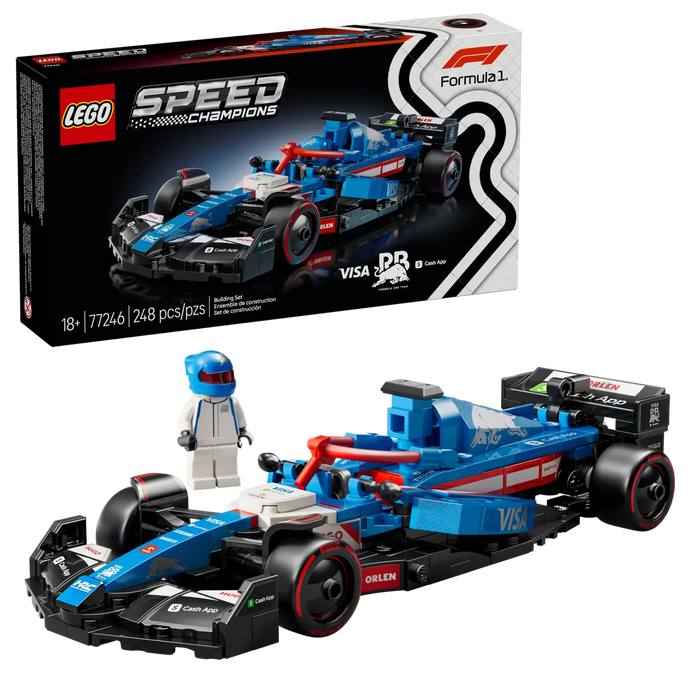 LEGO Speed Champions Coche de Carreras Visa Cash App RB VCARB 01 F1 77246