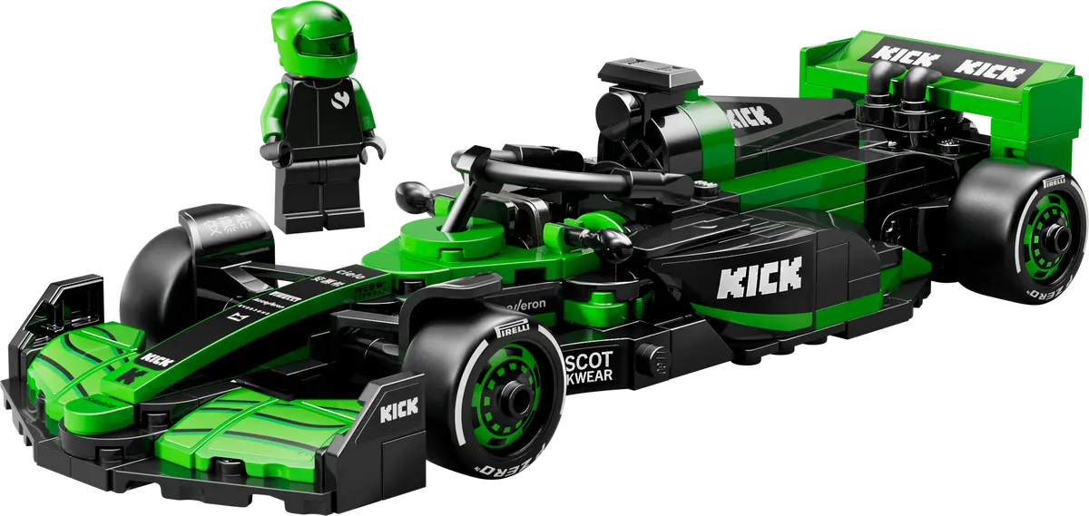 LEGO Speed Champions Coche de Carreras KICK Sauber F1 Team C44 77247