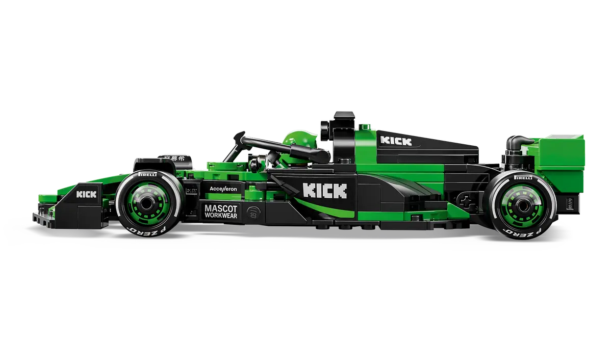 LEGO Speed Champions Coche de Carreras KICK Sauber F1 Team C44 77247