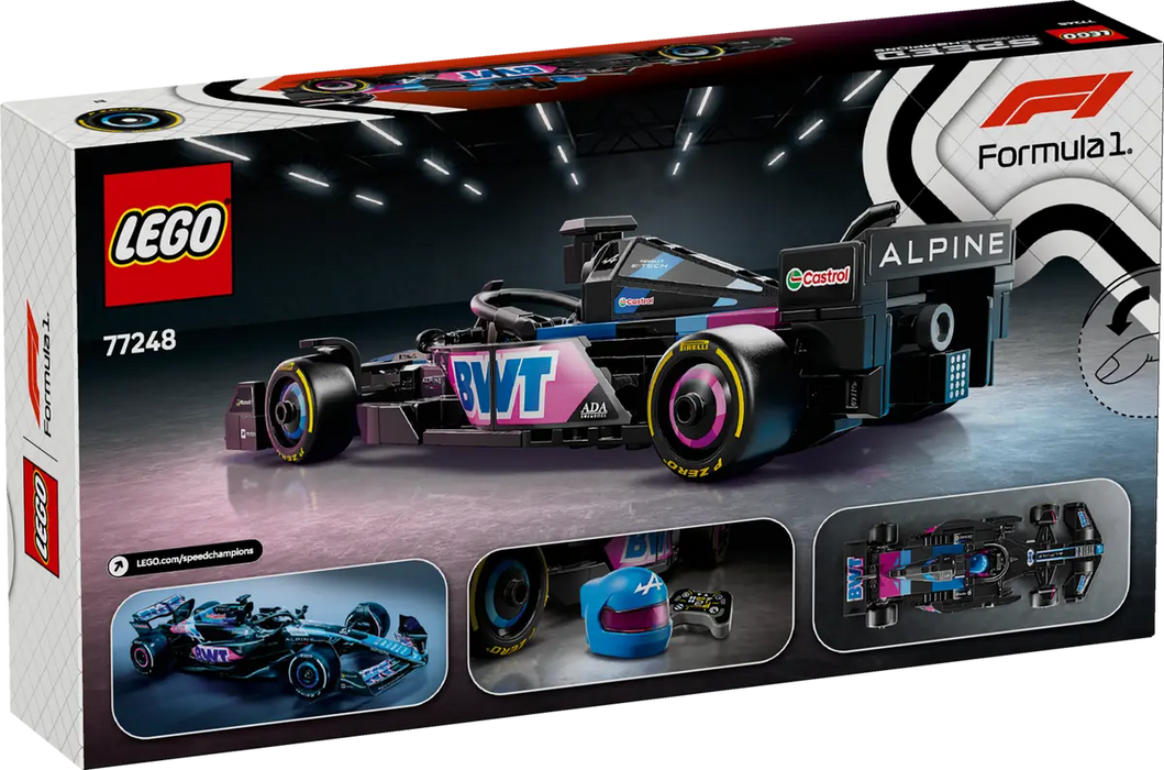 LEGO Speed Champions Coche de Carreras BWT Alpine F1 Team A524 77248