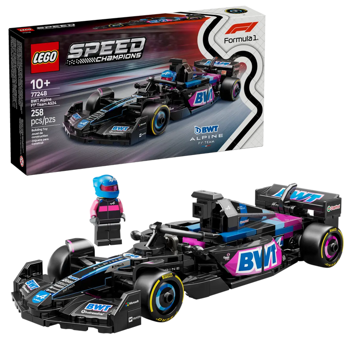 LEGO Speed Champions Coche de Carreras BWT Alpine F1 Team A524 77248