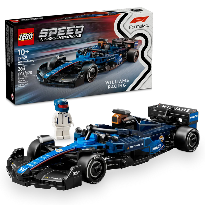 LEGO Speed Champions Coche de Carreras Williams Racing FW46 F1 77249