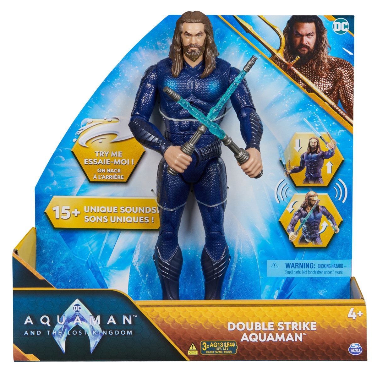 Aquaman: El Reino Perdido - Aquaman De Lujo Figura De Accion 12 Pulgadas