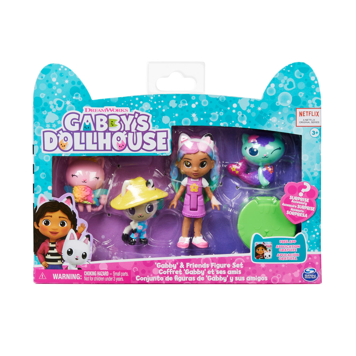 Gabbys Dollhouse: Set De Figuras De Gabby Y Sus Amigos