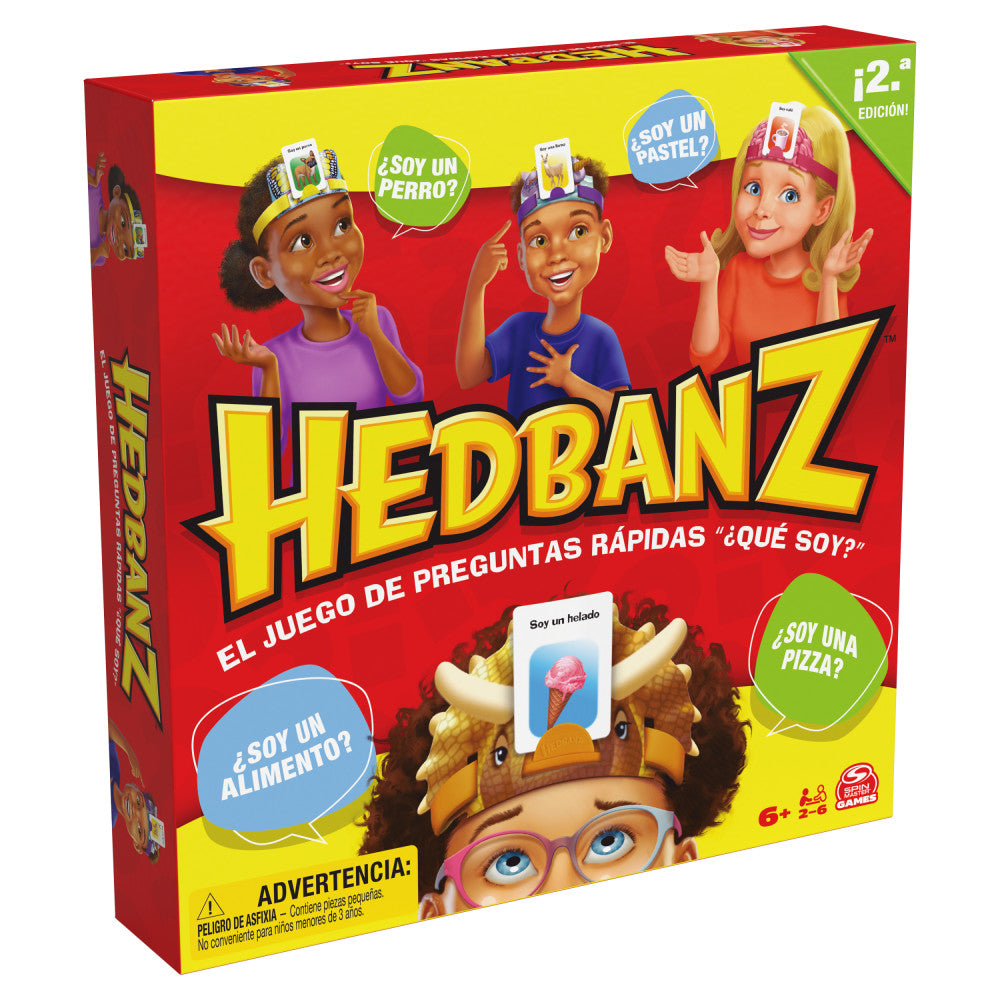 Games: Hedbanz Familiar Refresh 2023 Juego Mesa