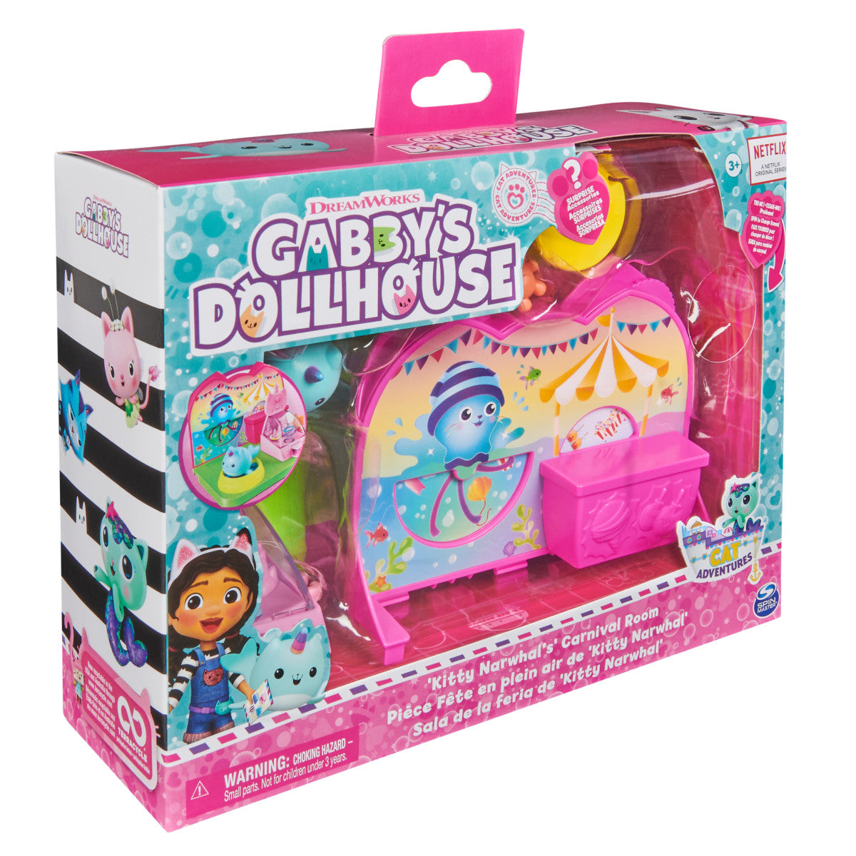 Gabbys Dollhouse: Sala De La Feria De Kitty Narwhal