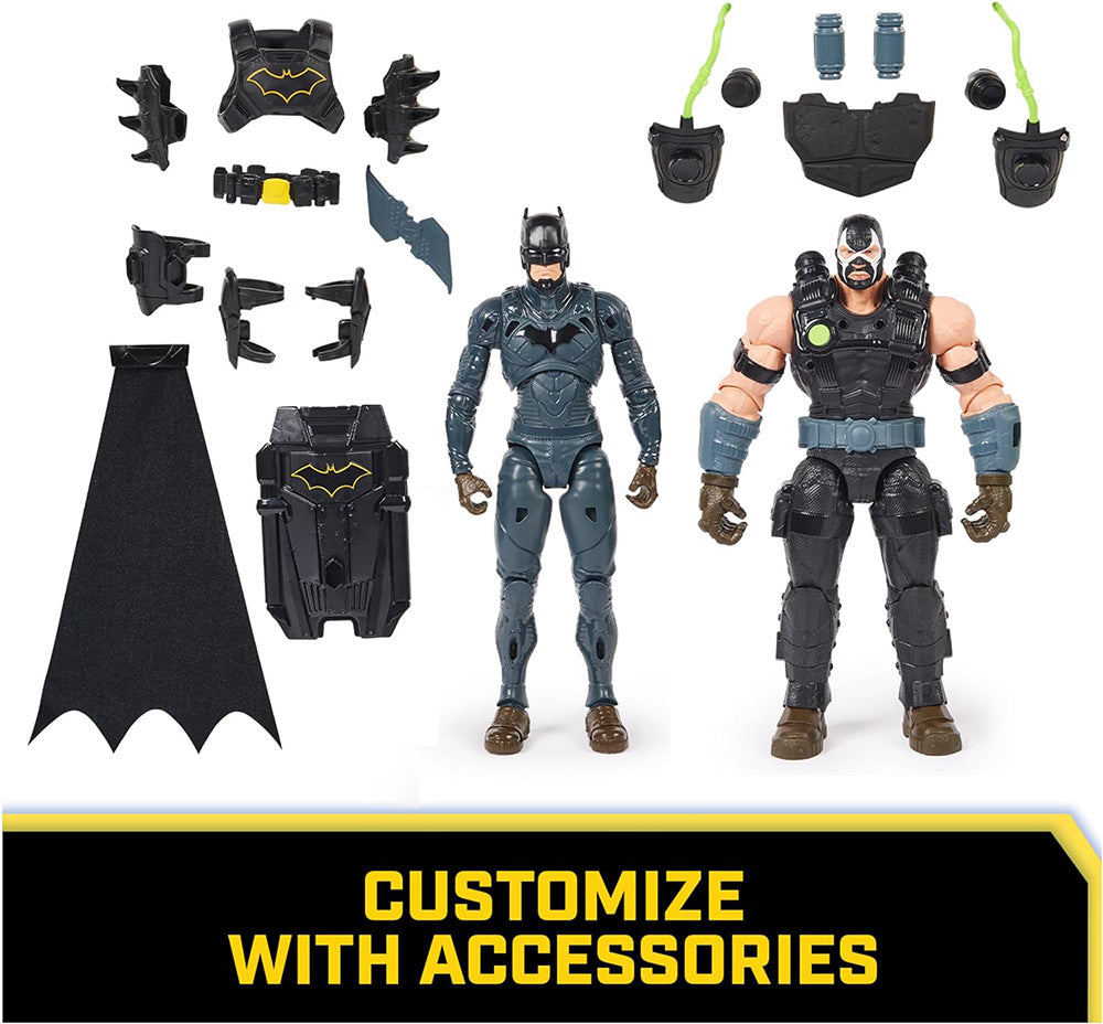 Batman: Dc Comics Batman Adventures - Batman Vs Bane Figura 12 Pulgadas 2 Pack