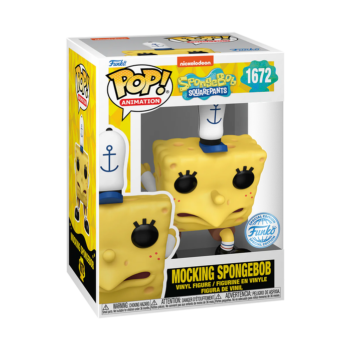 Funko Pop TV: Bob Esponja 25 Aniversario - Bob Esponja Burlon Exclusivo
