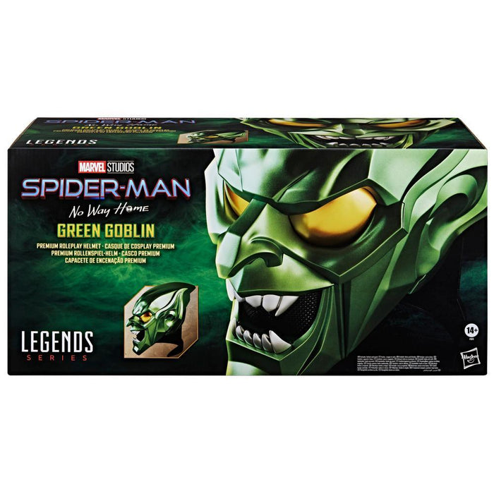 Marvel Legends Series: Spider-Man No Way Home - Casco Premium Duende Verde