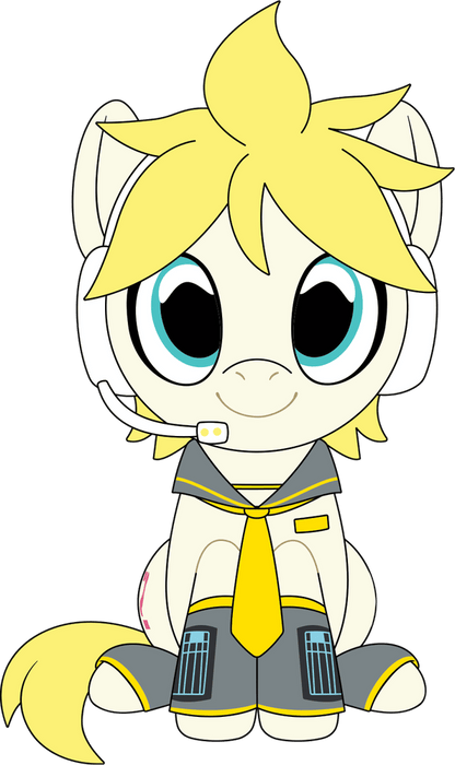 Youtooz Plush: Hatsune Miku X My Little Pony - Len Peluche 9 Pulgadas 