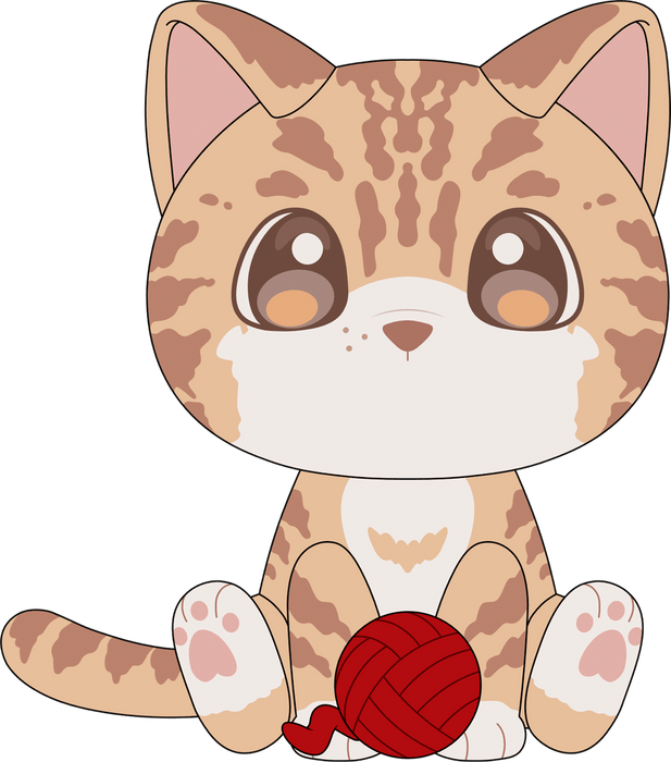 Youtooz Plush: Cozy Cat Cafe - Playful Cat Peluche 9 Pulgadas